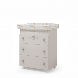 Komoda Charly - 3v1 hnědá