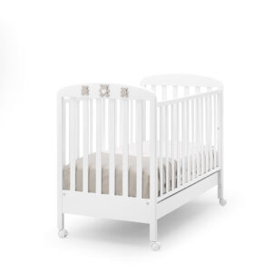 Postýlka Molly bílá/hnědá