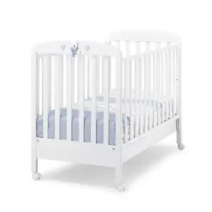 Postýlka Tatino bílá/modrá